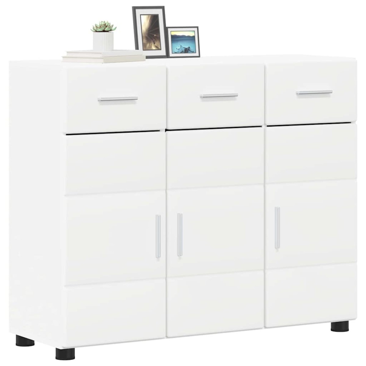 vidaXL Πλαϊνό γραφείο FLORIN 88,5 x 30,5 x 73 εκ Λευκό
