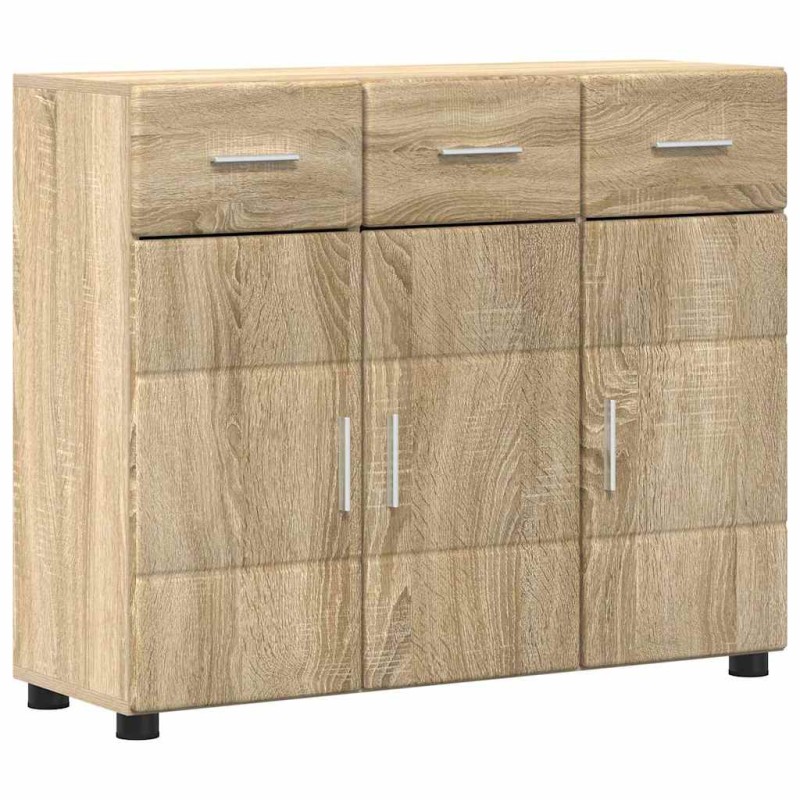 vidaXL Πλαϊνό γραφείο FLORIN 88,5 x 30,5 x 73 εκ Δρύς Sonoma