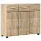 vidaXL Πλαϊνό γραφείο FLORIN 88,5 x 30,5 x 73 εκ Δρύς Sonoma