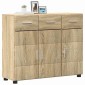 vidaXL Πλαϊνό γραφείο FLORIN 88,5 x 30,5 x 73 εκ Δρύς Sonoma