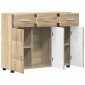 vidaXL Πλαϊνό γραφείο FLORIN 88,5 x 30,5 x 73 εκ Δρύς Sonoma