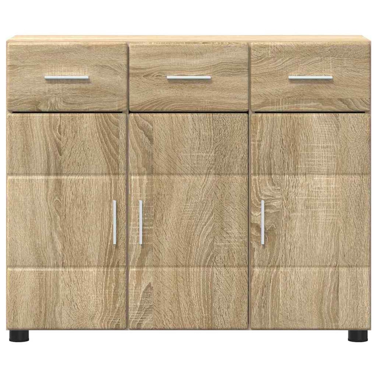 vidaXL Πλαϊνό γραφείο FLORIN 88,5 x 30,5 x 73 εκ Δρύς Sonoma