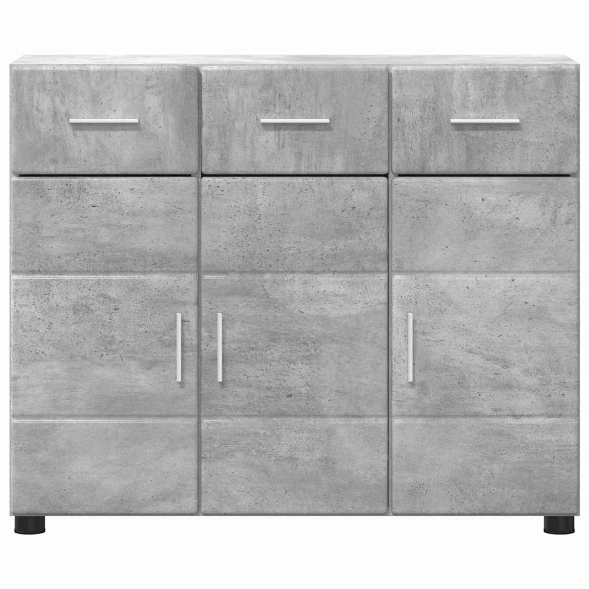 vidaXL Πλαϊνό γραφείο FLORIN 88,5 x 30,5 x 73 εκ Σκυρόδεμα Γκρι