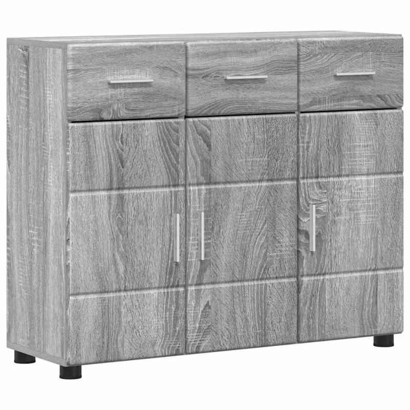 vidaXL Πλαϊνό γραφείο FLORIN 88,5 x 30,5 x 73 εκ Γκρίζο Σονομα
