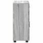 vidaXL Πλαϊνό γραφείο FLORIN 88,5 x 30,5 x 73 εκ Γκρίζο Σονομα
