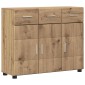 vidaXL Πλαϊνό γραφείο FLORIN 88,5 x 30,5 x 73 εκ Artisan Oak