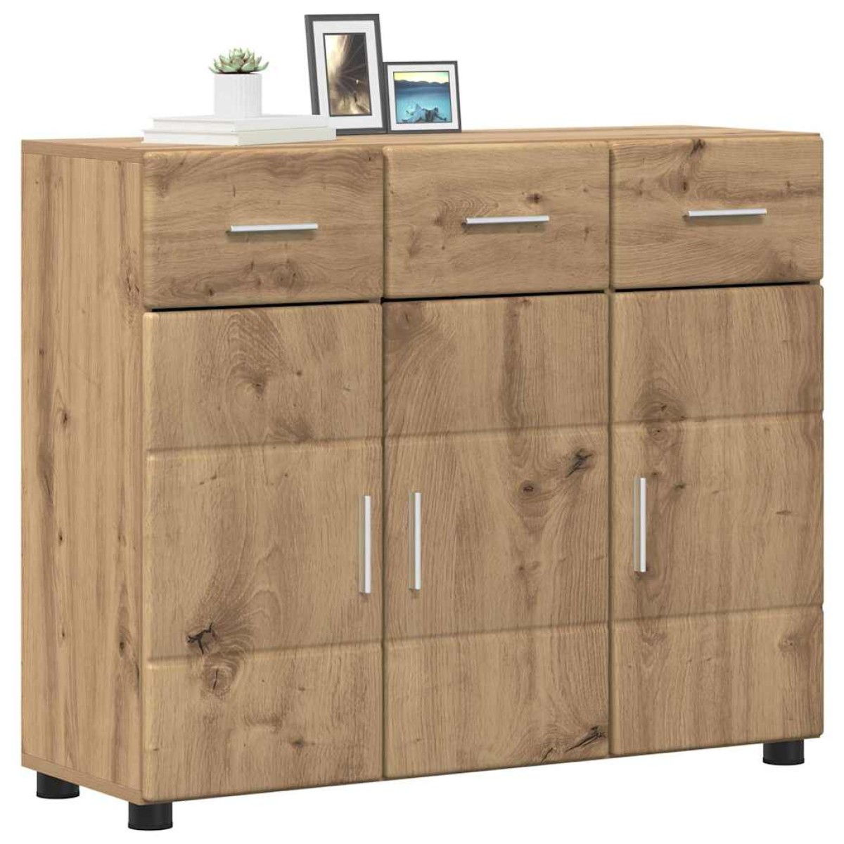 vidaXL Πλαϊνό γραφείο FLORIN 88,5 x 30,5 x 73 εκ Artisan Oak