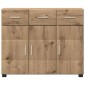 vidaXL Πλαϊνό γραφείο FLORIN 88,5 x 30,5 x 73 εκ Artisan Oak