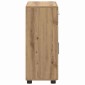 vidaXL Πλαϊνό γραφείο FLORIN 88,5 x 30,5 x 73 εκ Artisan Oak