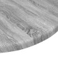 vidaXL Καπάκι τραπεζιού Ø 40 x 1,5 cm Γύρος Επεξεργασμένο Ξύλο