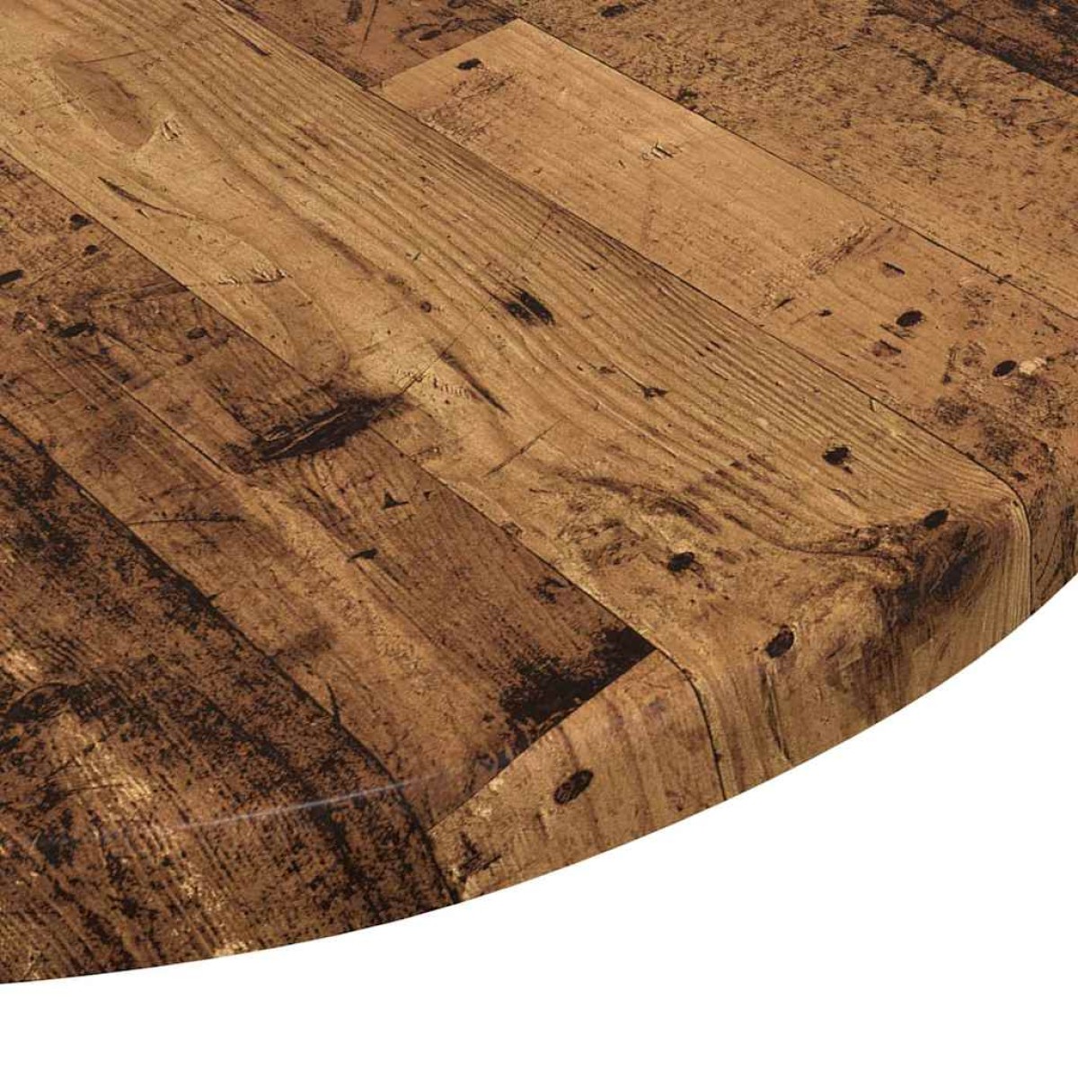 vidaXL Καπάκι τραπεζιού Ø 40 x 1,5 cm Γύρος Επεξεργασμένο Ξύλο