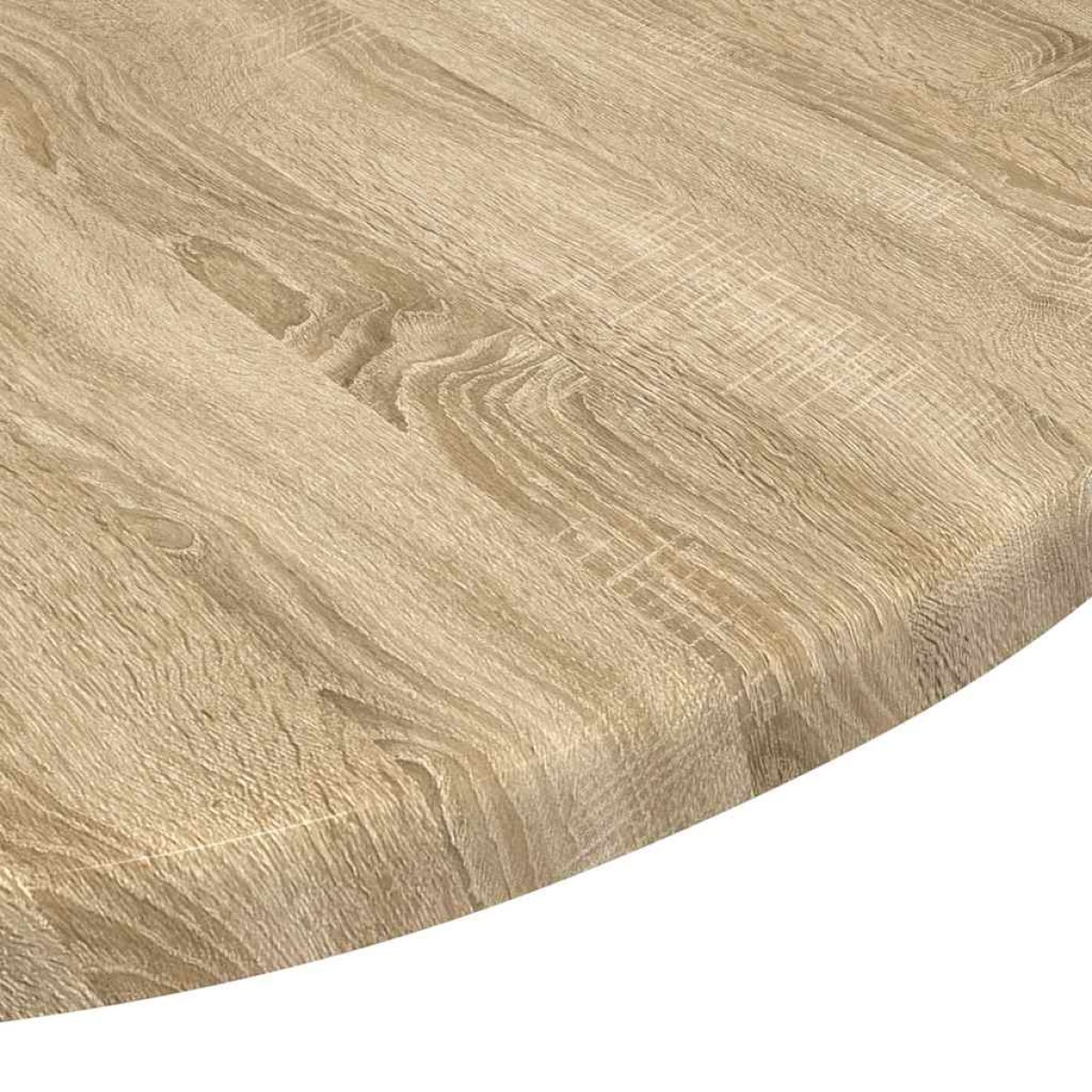 vidaXL Καπάκι τραπεζιού Ø 50 x 1,5 cm Γύρος Επεξεργασμένο Ξύλο