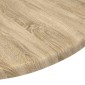 vidaXL Καπάκι τραπεζιού Ø 50 x 1,5 cm Γύρος Επεξεργασμένο Ξύλο