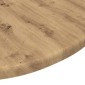 vidaXL Καπάκι τραπεζιού Ø 50 x 1,5 cm Γύρος Επεξεργασμένο Ξύλο