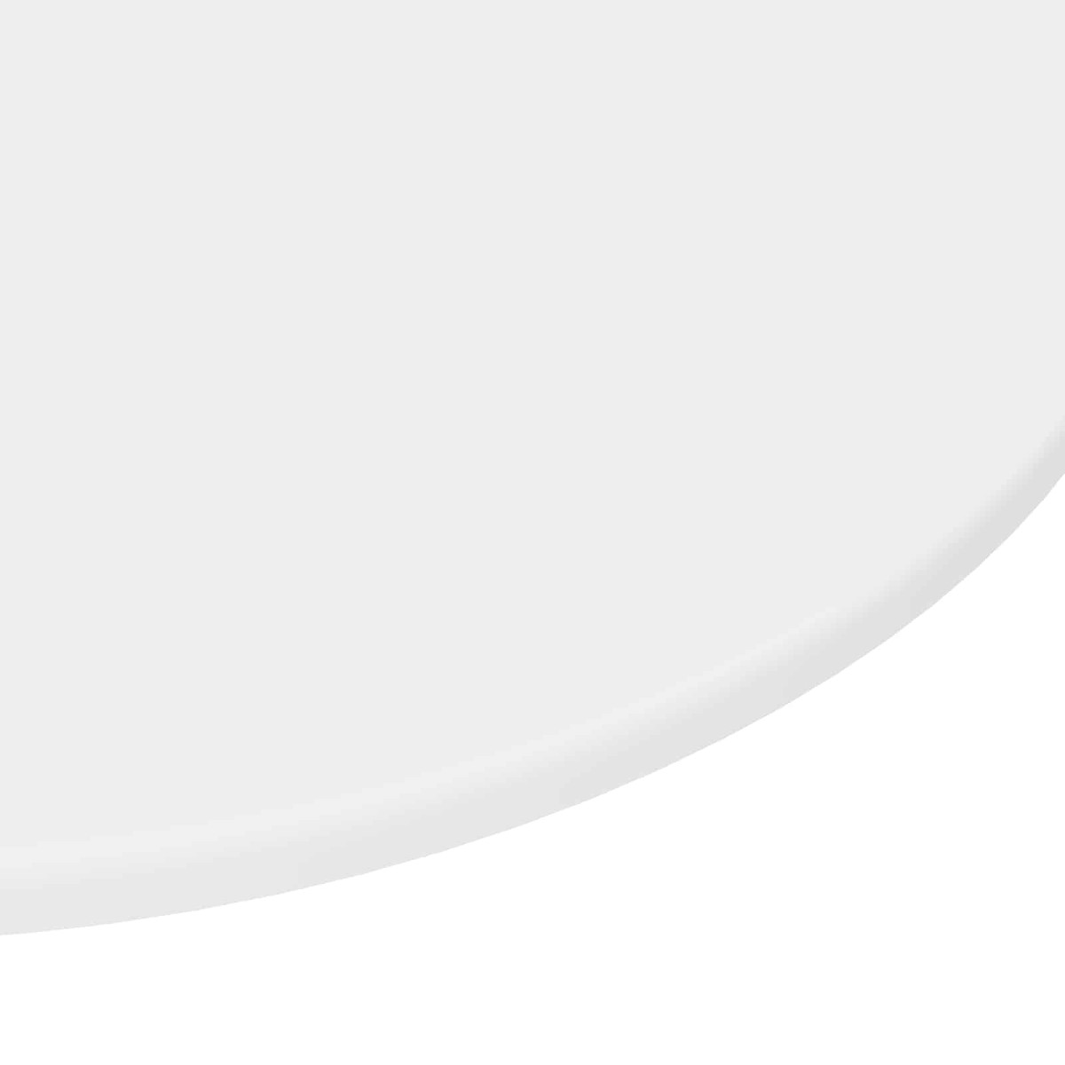 vidaXL Καπάκι τραπεζιού Ø 60 x 1,5 cm Γύρος Επεξεργασμένο Ξύλο Λευκό
