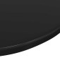 vidaXL Καπάκι τραπεζιού Ø 60 x 1,5 cm Γύρος Επεξεργασμένο Ξύλο Μαύρο
