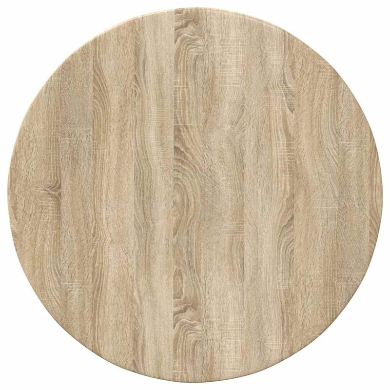 vidaXL Καπάκι τραπεζιού Ø 60 x 1,5 cm Γύρος Επεξεργασμένο Ξύλο