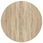 vidaXL Καπάκι τραπεζιού Ø 60 x 1,5 cm Γύρος Επεξεργασμένο Ξύλο