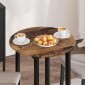 vidaXL Καπάκι τραπεζιού Ø 60 x 1,5 cm Γύρος Επεξεργασμένο Ξύλο