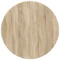 vidaXL Καπάκι τραπεζιού Ø 70 x 1,5 cm Γύρος Επεξεργασμένο Ξύλο