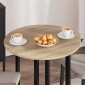 vidaXL Καπάκι τραπεζιού Ø 70 x 1,5 cm Γύρος Επεξεργασμένο Ξύλο