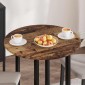 vidaXL Καπάκι τραπεζιού Ø 70 x 1,5 cm Γύρος Επεξεργασμένο Ξύλο