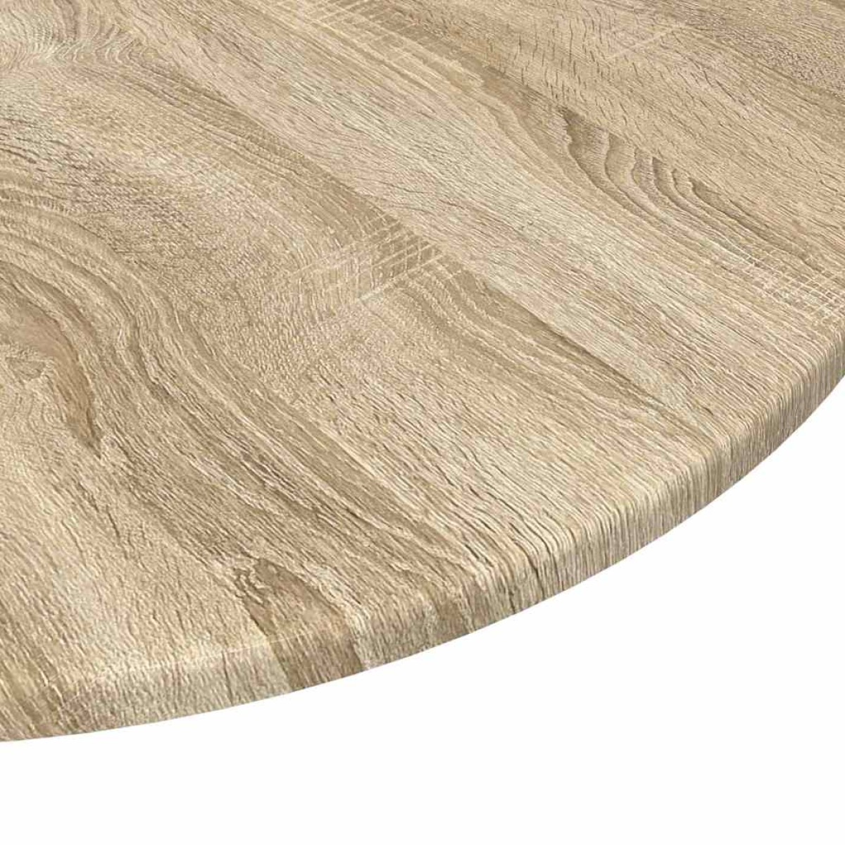 vidaXL Καπάκι τραπεζιού Ø 80 x 1,5 cm Γύρος Επεξεργασμένο Ξύλο