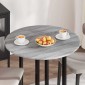 vidaXL Καπάκι τραπεζιού Ø 80 x 1,5 cm Γύρος Επεξεργασμένο Ξύλο