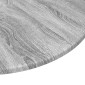 vidaXL Καπάκι τραπεζιού Ø 80 x 1,5 cm Γύρος Επεξεργασμένο Ξύλο