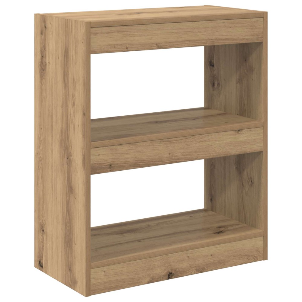 vidaXL Βιβλιοθήκη 2 επιπέδων 60 x 30 x 72 εκ. Επεξεργασμένο Ξύλο