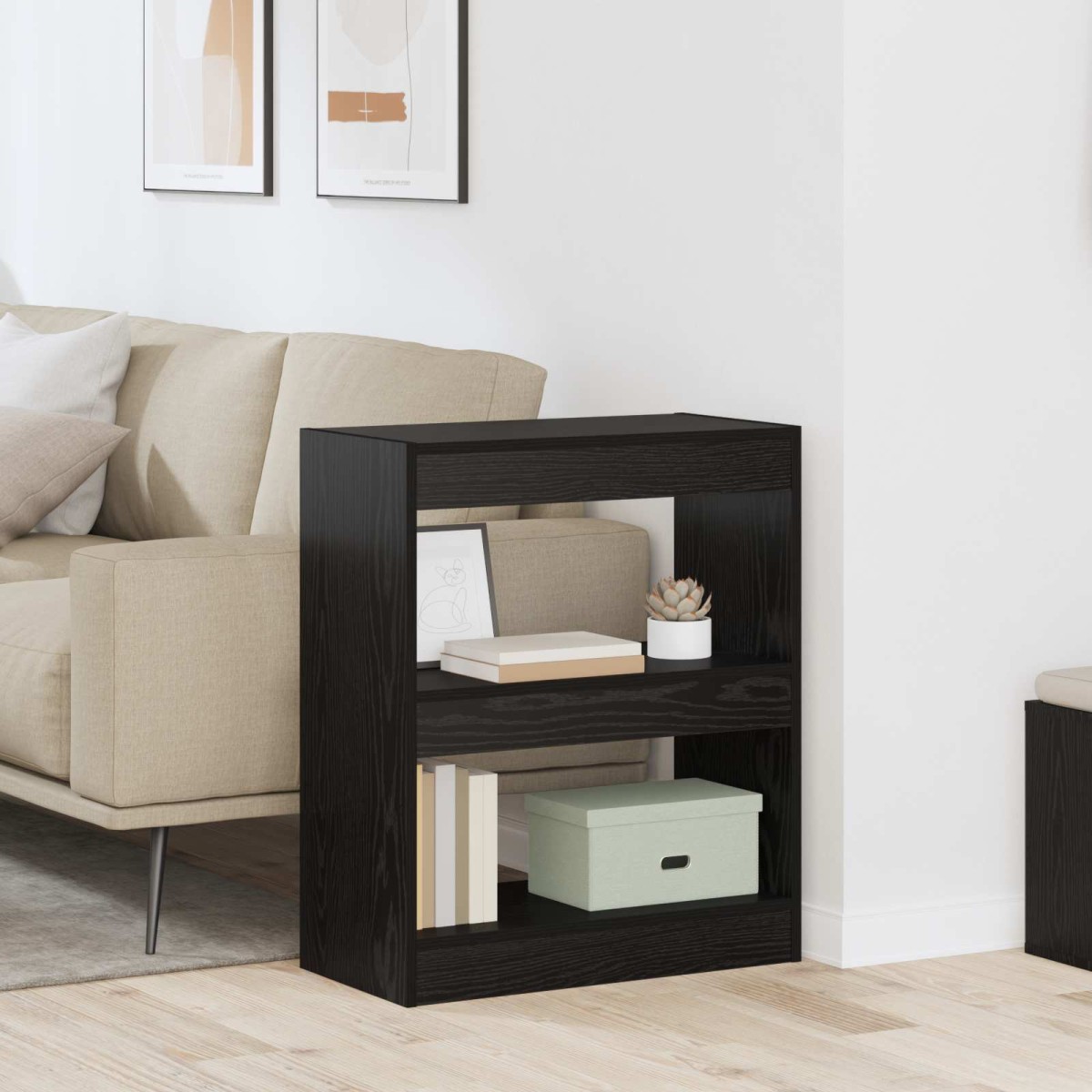 vidaXL Βιβλιοθήκη 2 επιπέδων 60 x 30 x 72 εκ. Επεξεργασμένο Ξύλο