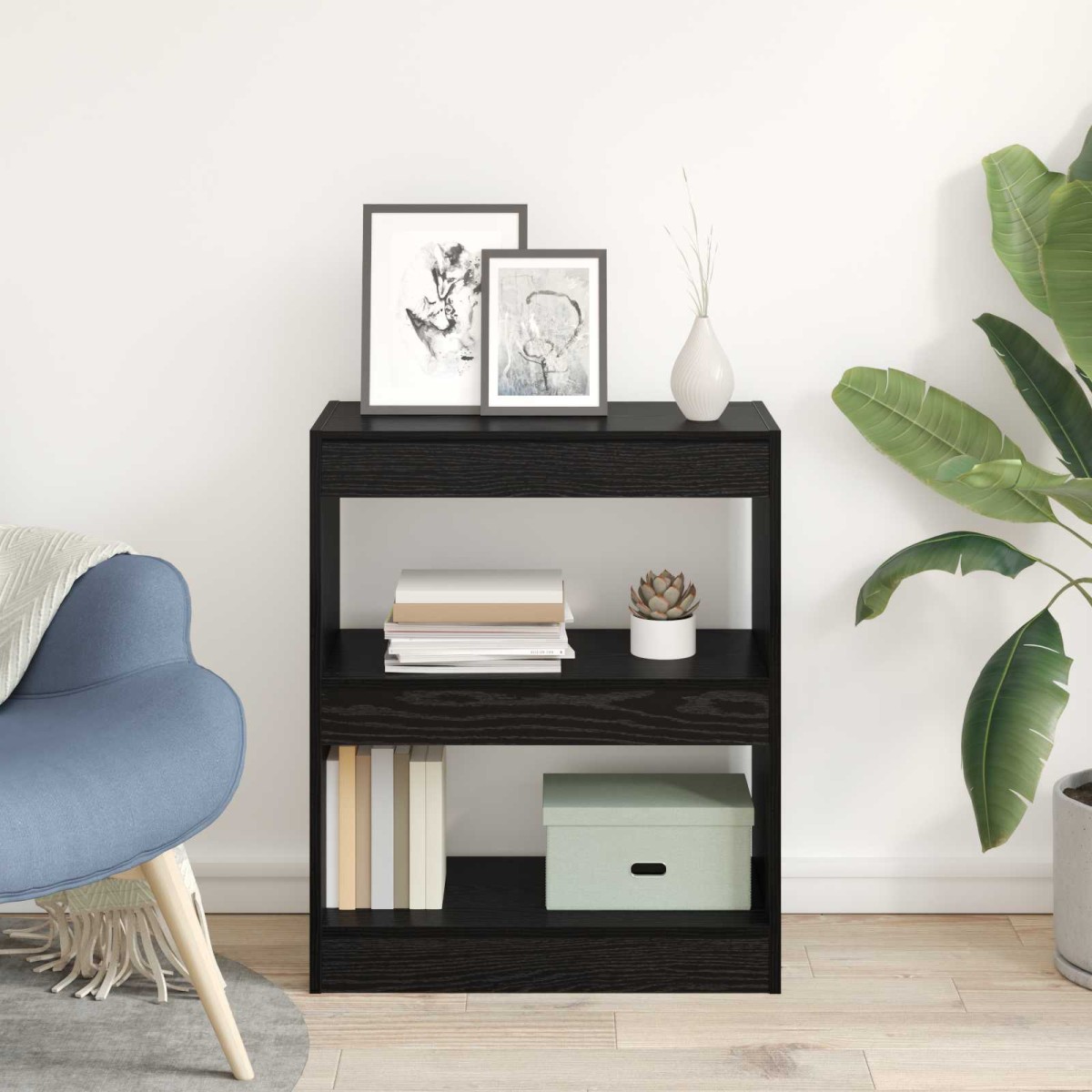 vidaXL Βιβλιοθήκη 2 επιπέδων 60 x 30 x 72 εκ. Επεξεργασμένο Ξύλο