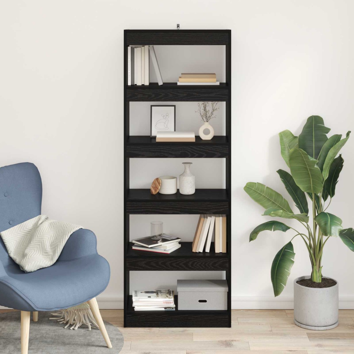 vidaXL Βιβλιοθήκη 5 επιπέδων 60 x 30 x 166 εκ Επεξεργασμένο Ξύλο