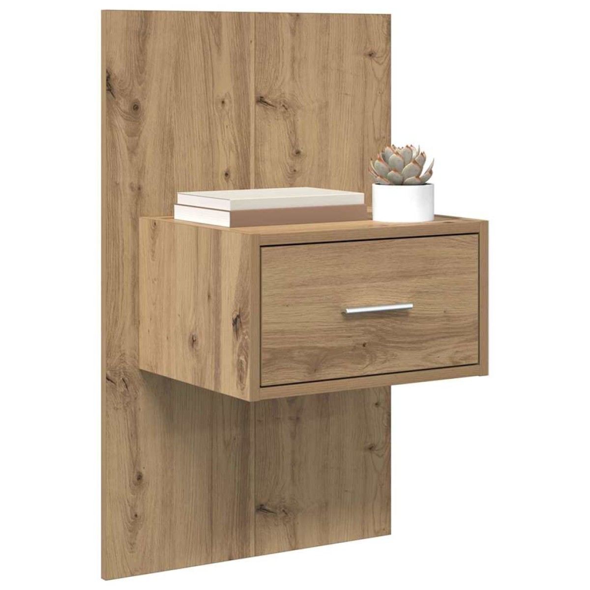 vidaXL Κομοδίνο 2 τμχ. Artisan Oak 50 x 32,5 x 80 εκ.