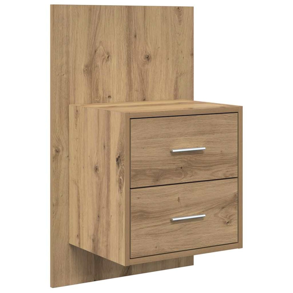 vidaXL Τοίχου κομοδίνο 2 τμχ. Artisan Oak 48,5 x 32,5 x 80 εκ
