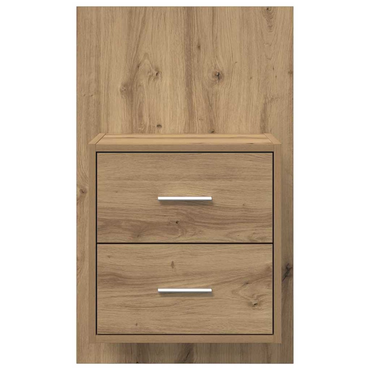 vidaXL Τοίχου κομοδίνο 2 τμχ. Artisan Oak 48,5 x 32,5 x 80 εκ
