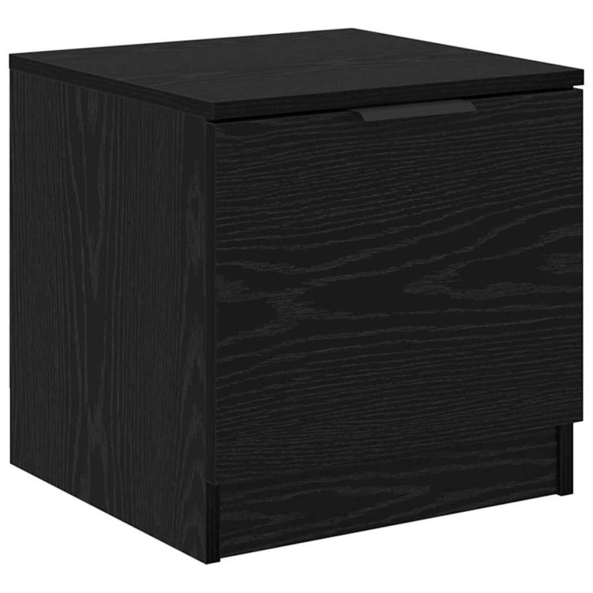 vidaXL Ντουλάπι κρεβατιού 2 τμχ. Μαύρη Οξυά 40 x 39 x 40 εκ.