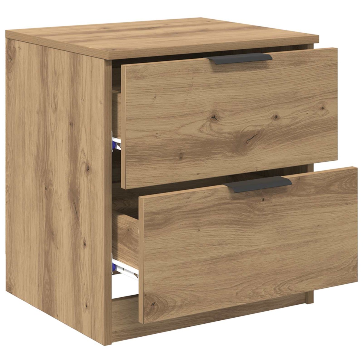 vidaXL Κομοδίνο 2 τμχ. Artisan Oak 45 x 39 x 50 εκ. Επεξεργασμένο Ξύλο