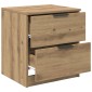 vidaXL Κομοδίνο 2 τμχ. Artisan Oak 45 x 39 x 50 εκ. Επεξεργασμένο Ξύλο