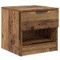 vidaXL Ντουλάπι κρεβατιού 2 τμχ. Παλιό ξύλο 40 x 39 x 40 εκ.