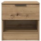 vidaXL Ντουλάπι κρεβατιού 2 τμχ. Artisan Oak 40 x 39 x 40 εκ.