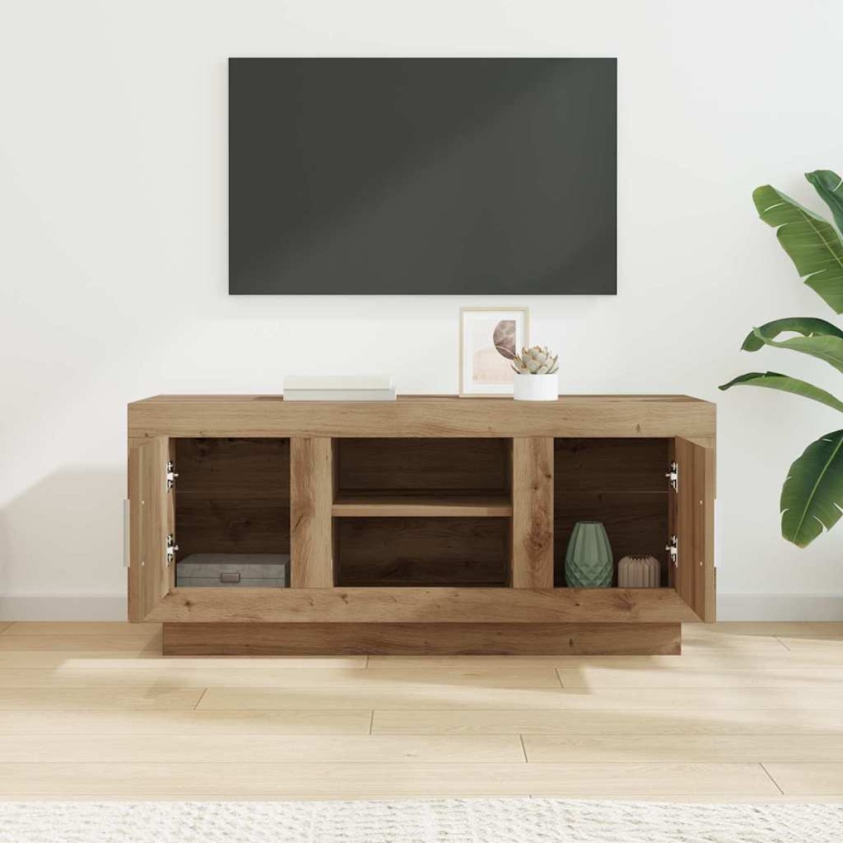 vidaXL Ντουλάπι TV 102 x 35 x 45 εκ. Artisan Oak Επεξεργασμένο Ξύλο