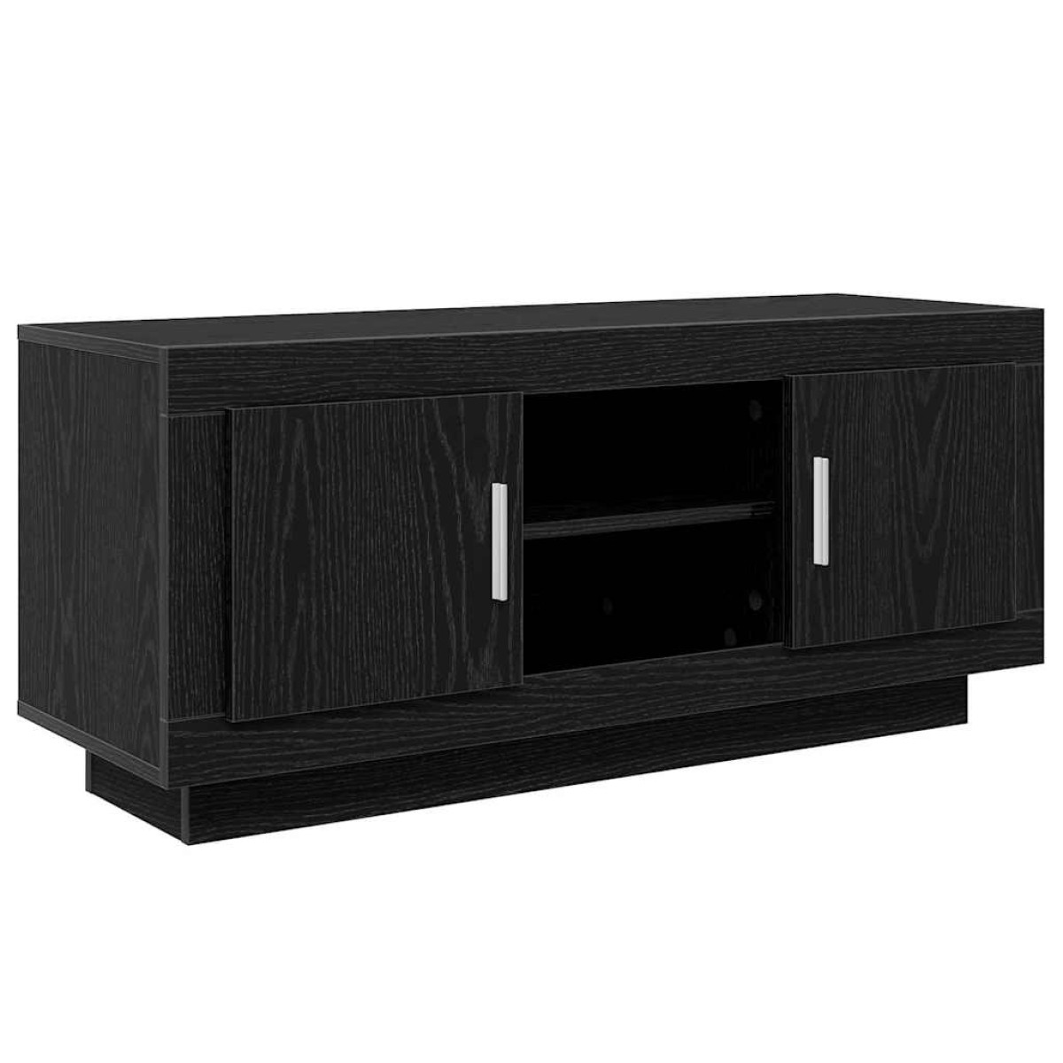 vidaXL Ντουλάπι TV 102 x 35 x 45 εκ. Μαύρη Οξυά Επεξεργασμένο Ξύλο