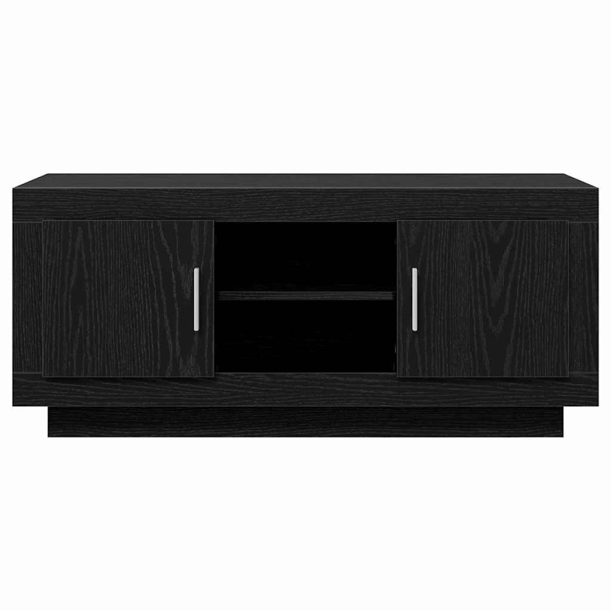 vidaXL Ντουλάπι TV 102 x 35 x 45 εκ. Μαύρη Οξυά Επεξεργασμένο Ξύλο