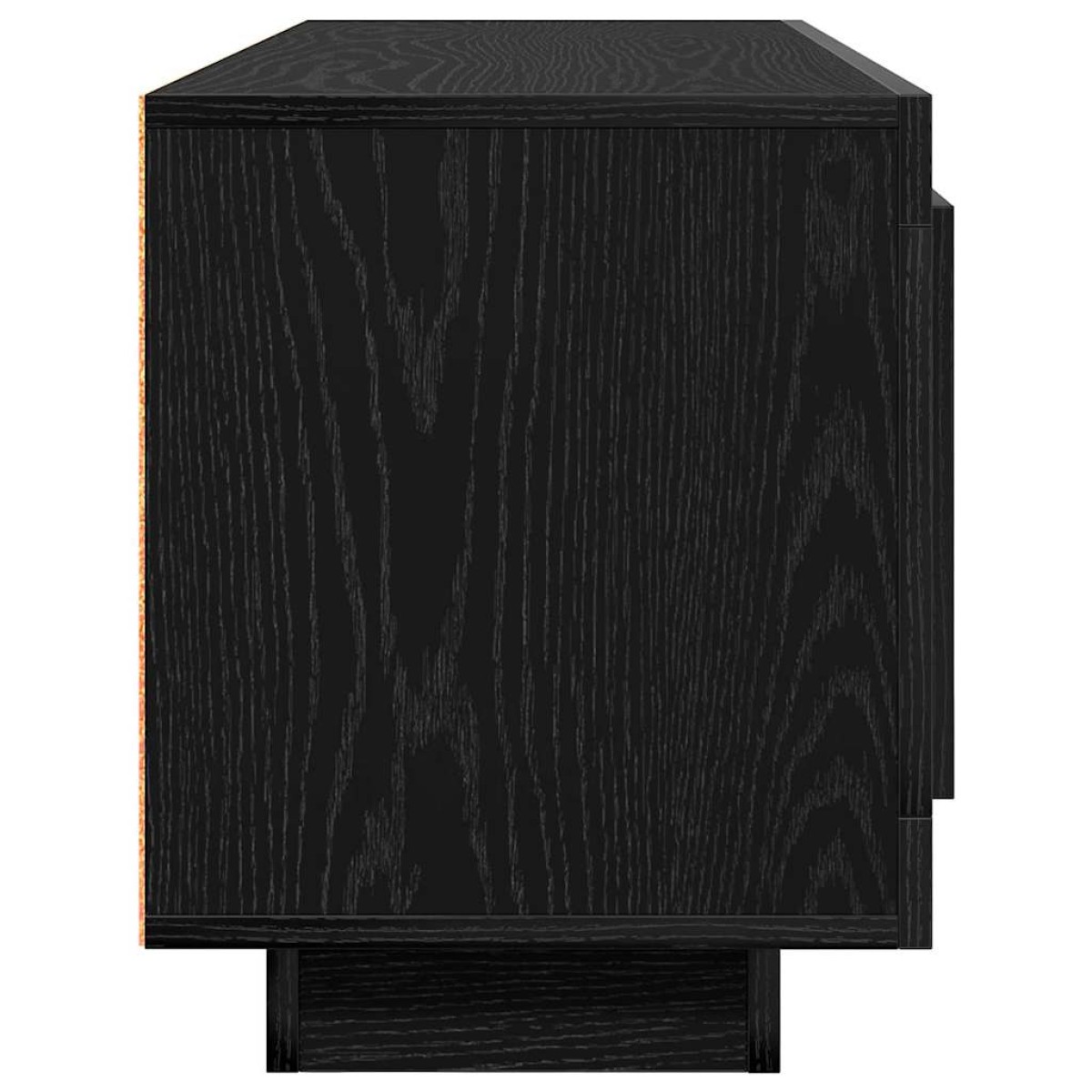 vidaXL Ντουλάπι TV 102 x 35 x 45 εκ. Μαύρη Οξυά Επεξεργασμένο Ξύλο