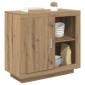 vidaXL Πλαϊνό γραφείο Artisan Oak 80 x 40 x 75 εκ. Επεξεργασμένο Ξύλο