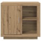 vidaXL Πλαϊνό γραφείο Artisan Oak 80 x 40 x 75 εκ. Επεξεργασμένο Ξύλο