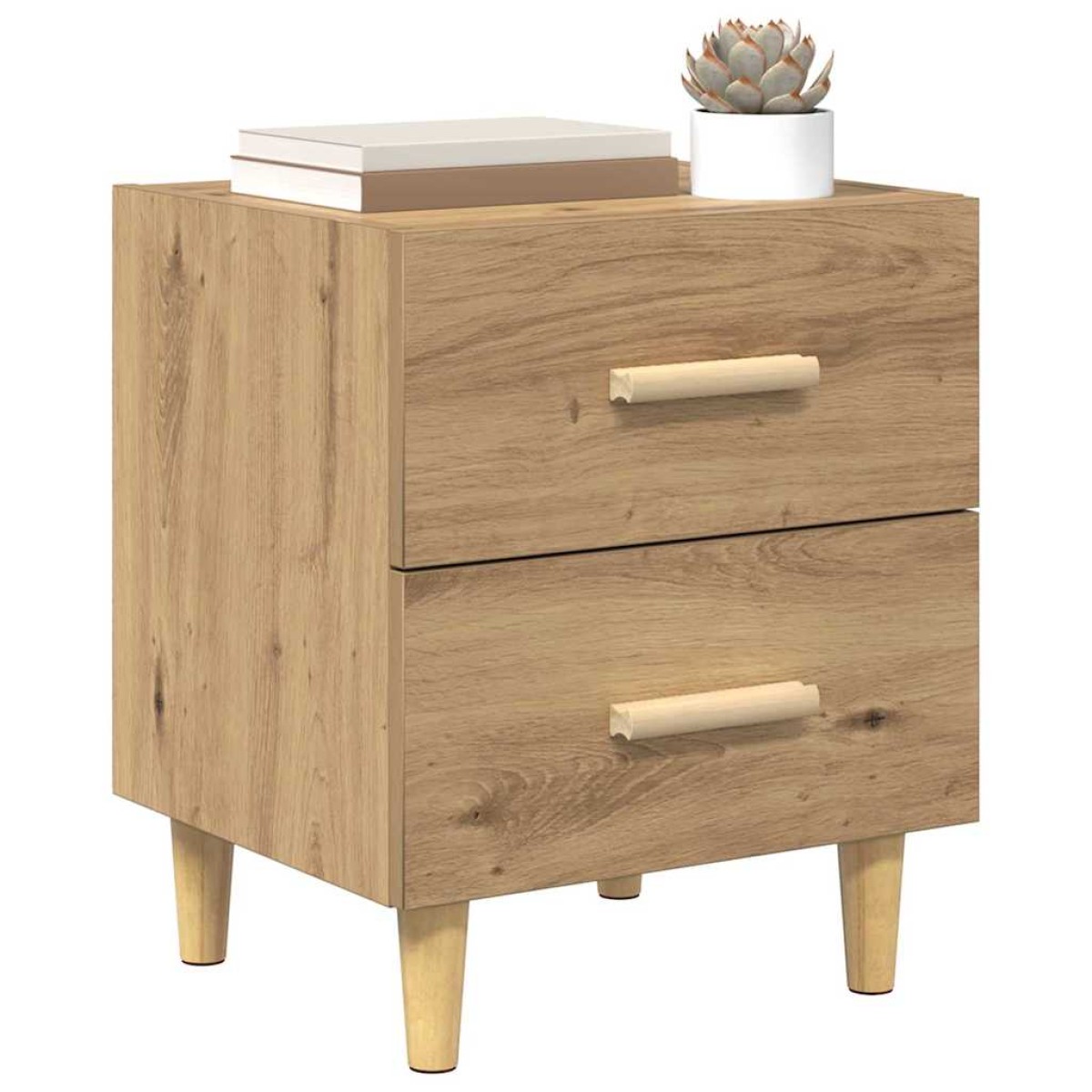 vidaXL Ντουλάπι κρεβατιού Artisan Oak 40 x 35 x 47.5cm