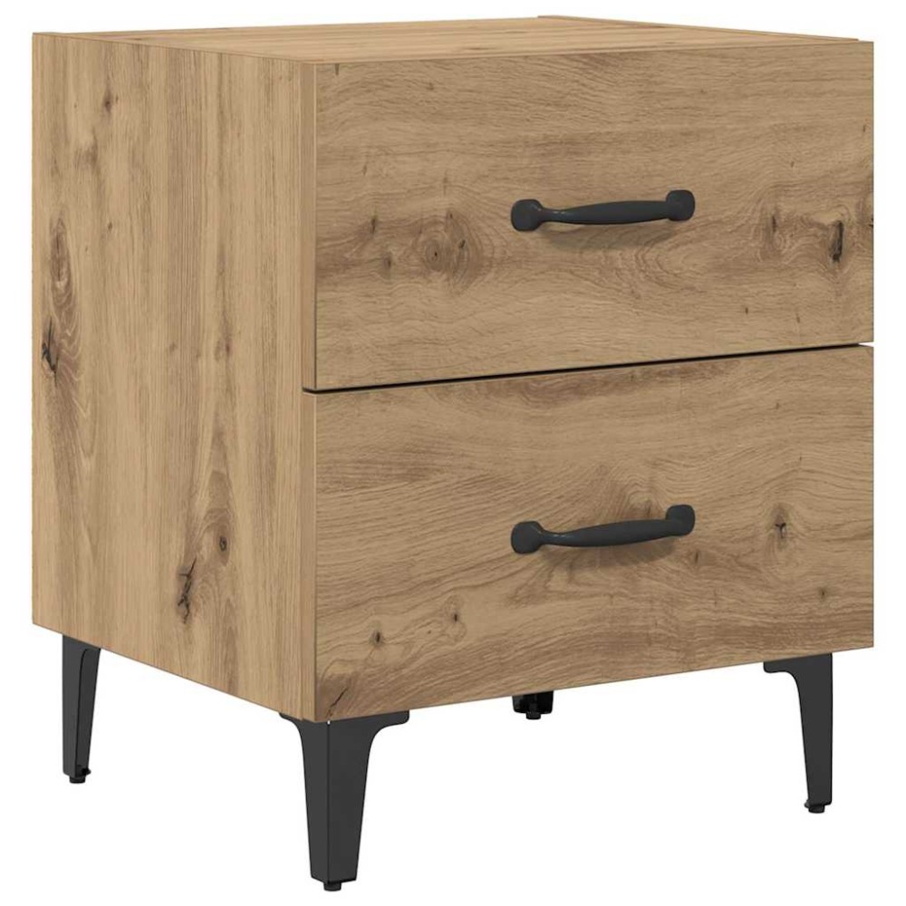 vidaXL Ντουλάπι κρεβατιού Artisan Oak 40 x 35 x 47,5 εκ