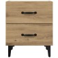 vidaXL Ντουλάπι κρεβατιού Artisan Oak 40 x 35 x 47,5 εκ